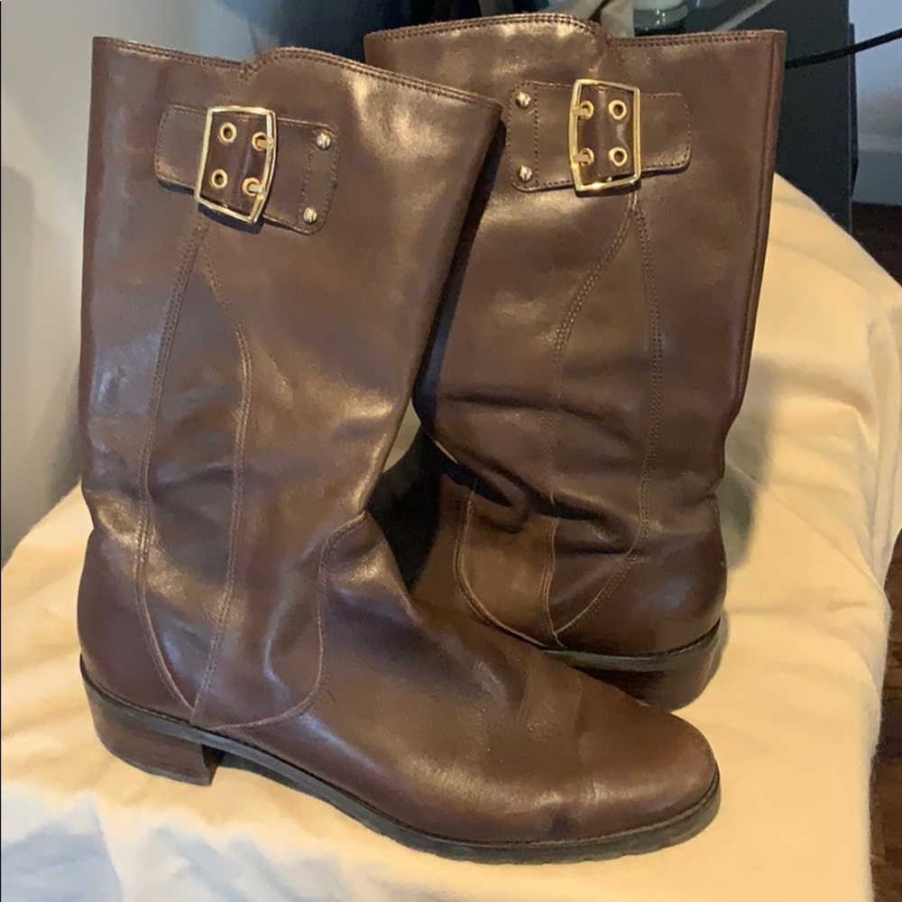 Easy leather boots